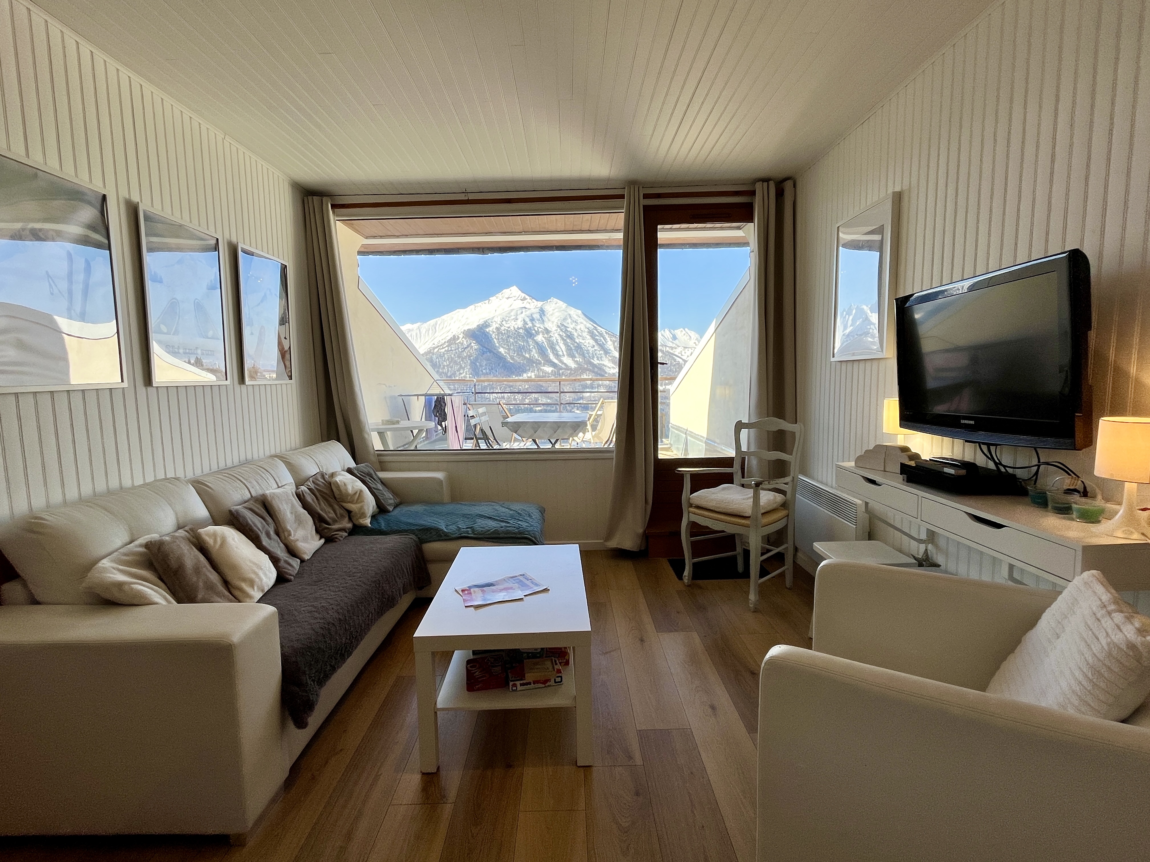 Appartement 2 pièces cabine 6 personnes Bellevue E58_Orcières