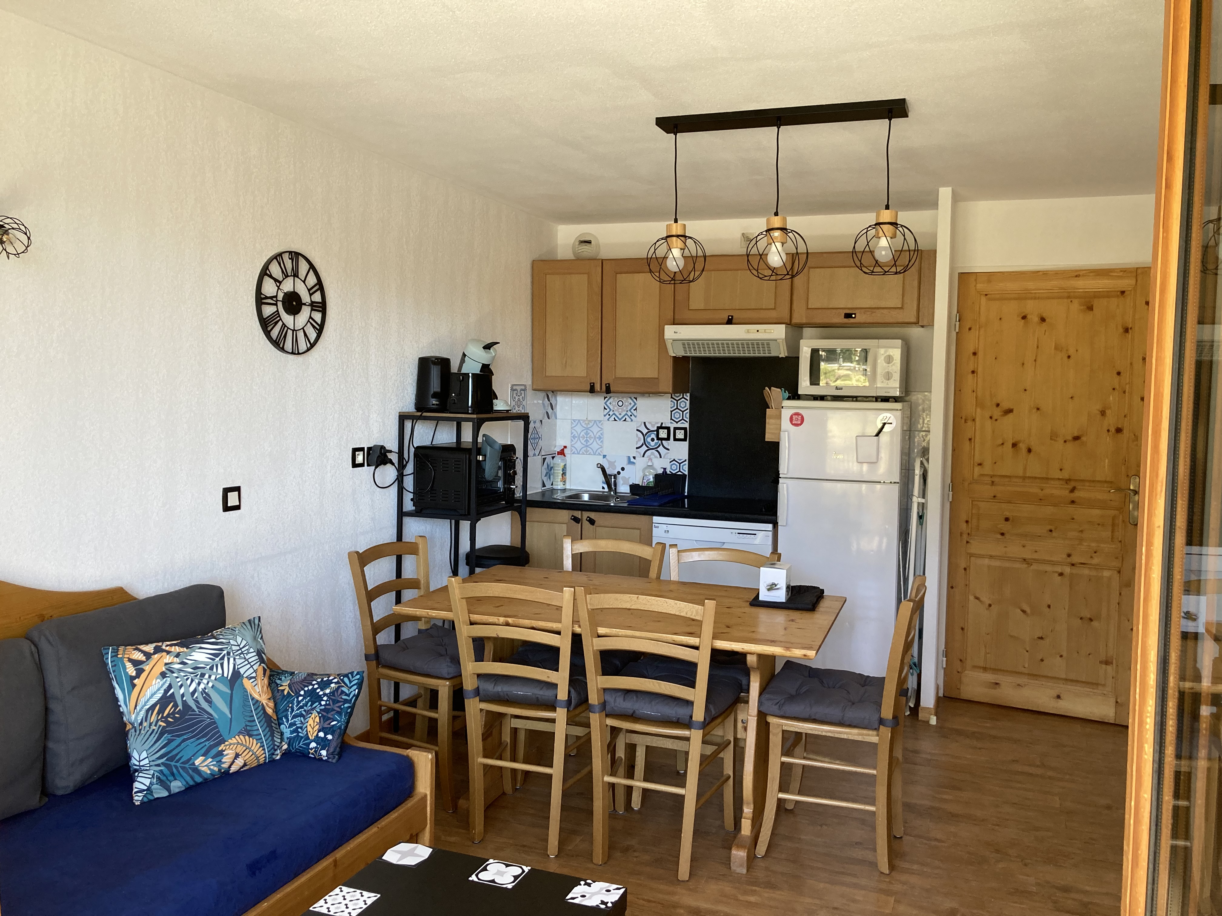 Appartement 2 pièces cabine 4 personnes Terrasses de la Bergerie B101_Orcières