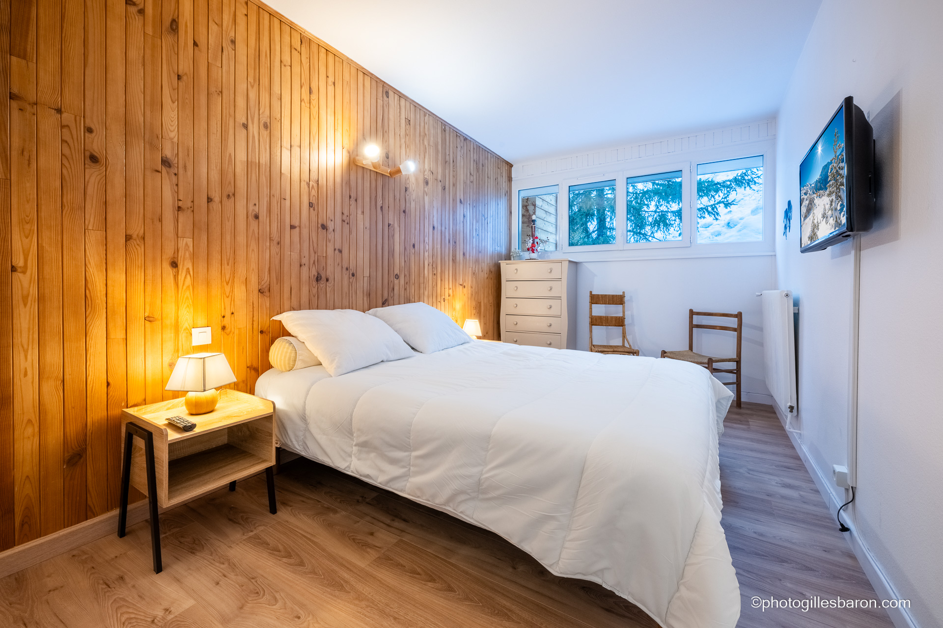 Appartement 3 pièces 6 personnes Le Chamois entrée 1 - 1er étage_Orcières