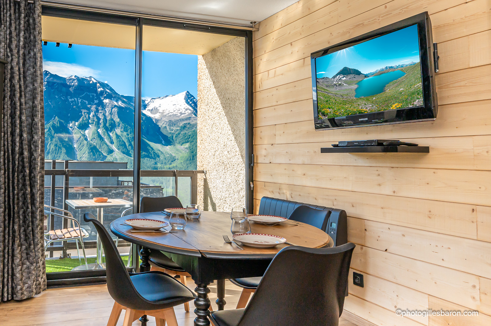 Salon vue montagne