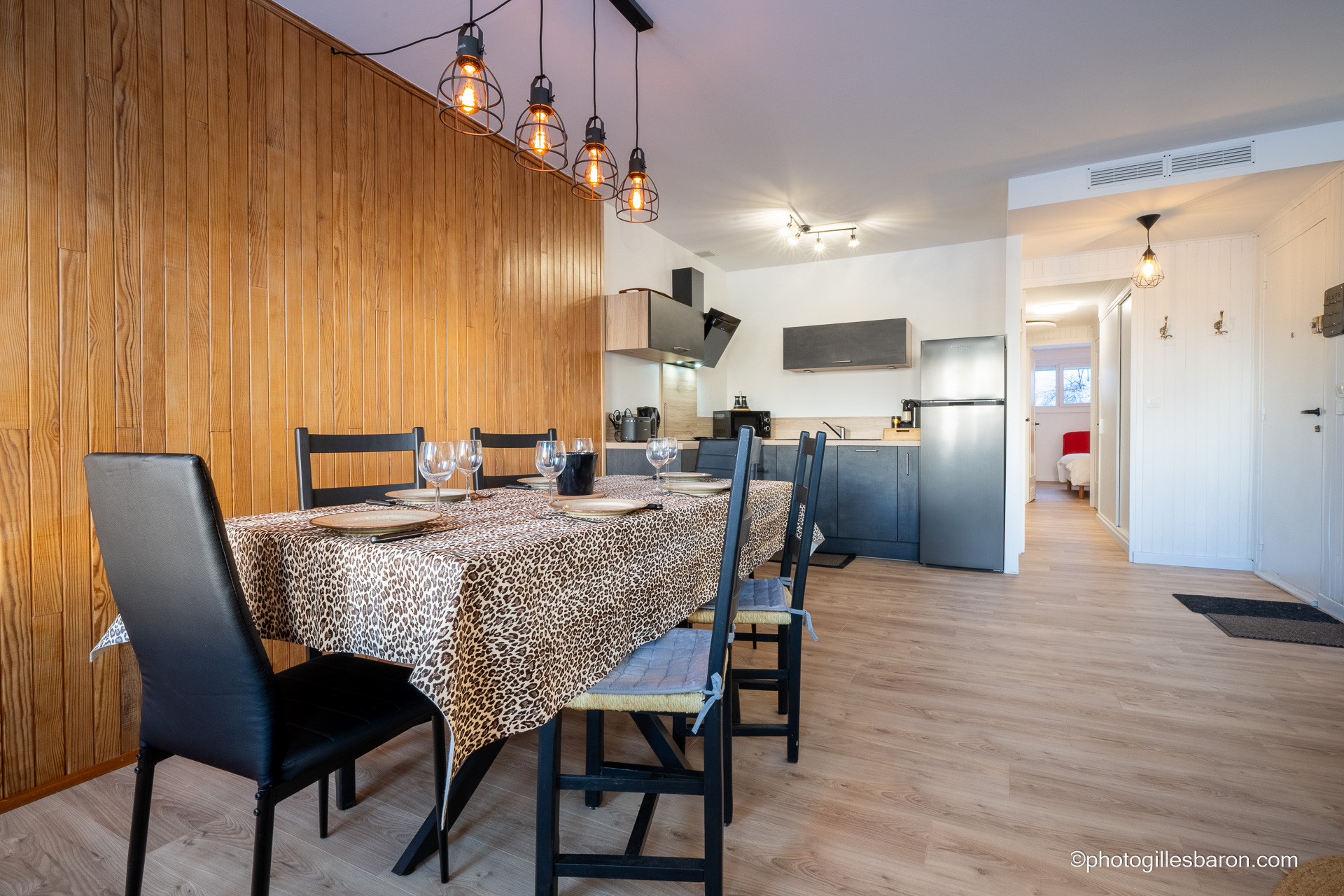 Appartement 3 pièces 6 personnes Le Chamois entrée 1 - 1er étage_Orcières