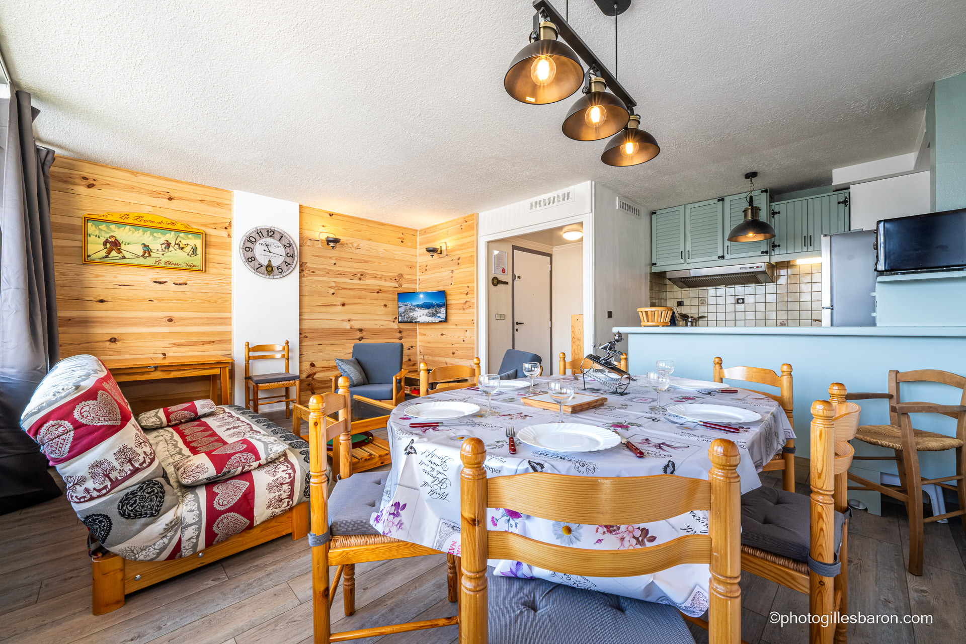 Appartement 3 pièces 6 personnes Le Chamois entrée 4- 3e étage_Orcières Appartement 3 pièces 6 personnes Le Chamois entrée 4- 3e étage_Orcières