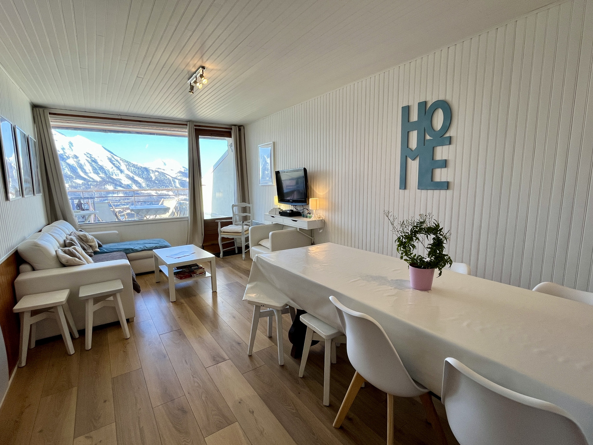 Appartement 2 pièces cabine 6 personnes Bellevue E58_Orcières