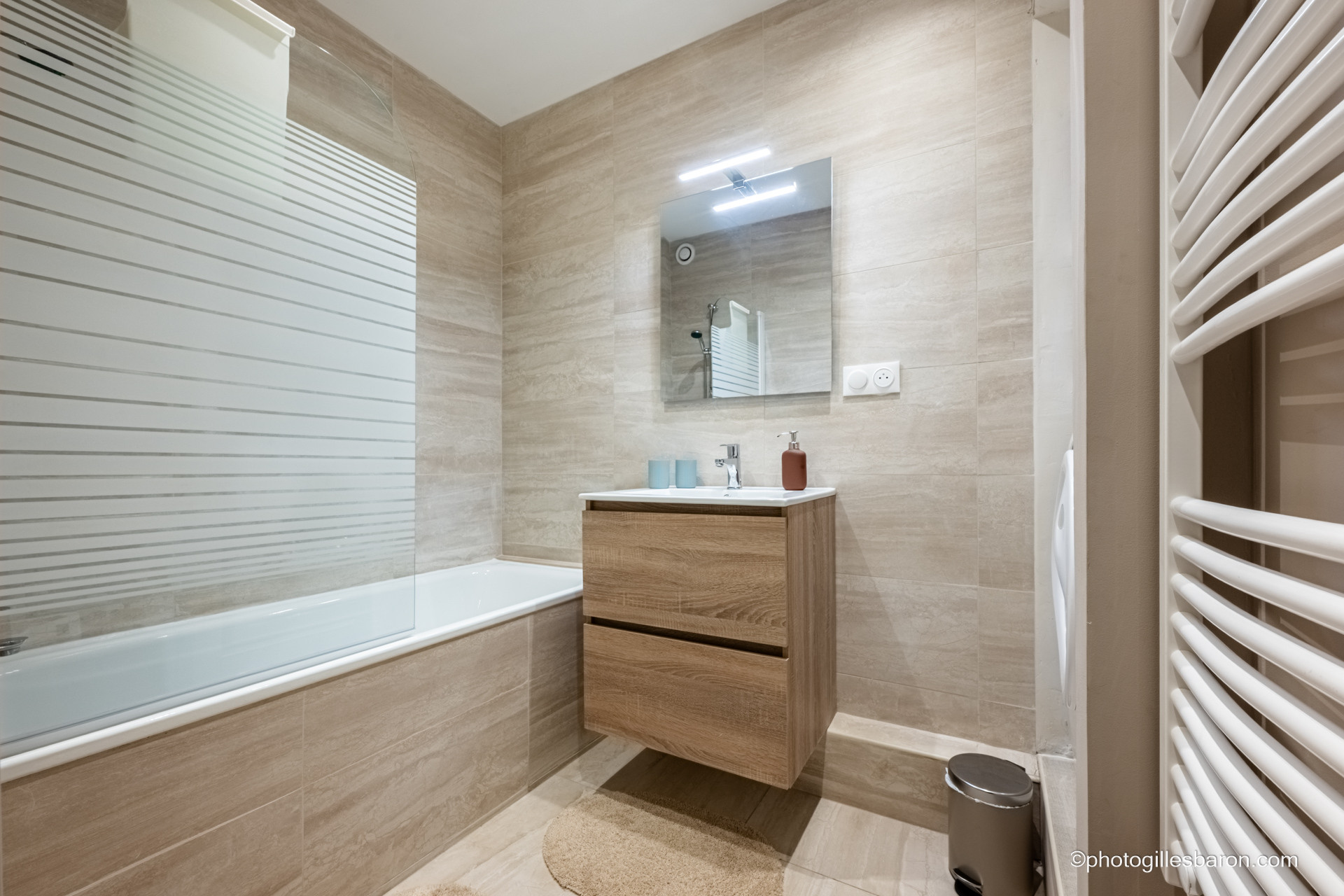 Studio cabine 2/ 4 personnes Queyrelet 2 entrée 5_Orcières - © Gilles Baron Studio cabine 2/ 4 personnes Queyrelet 2 entrée 5_Orcières