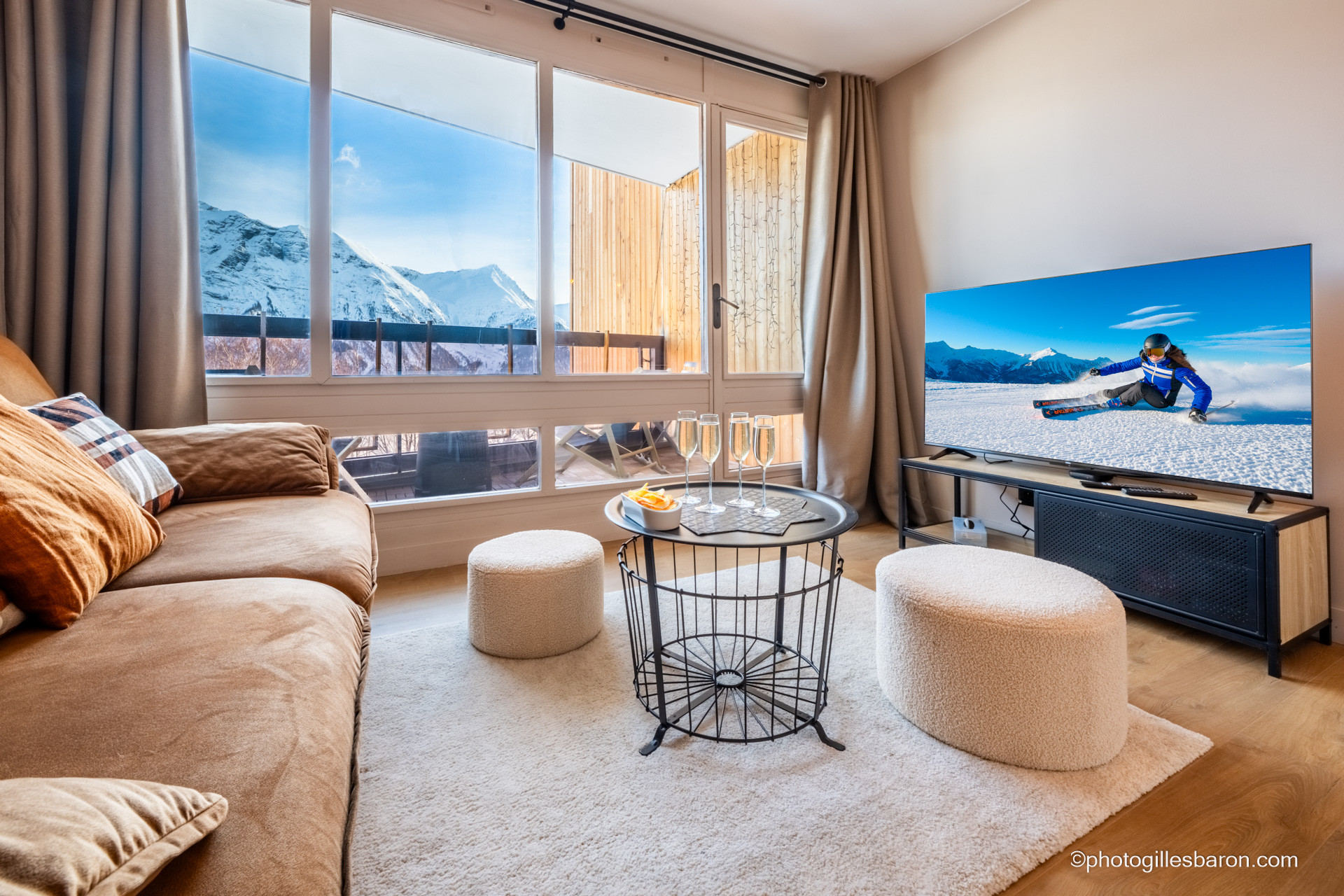 Studio cabine 2/ 4 personnes Queyrelet 2 entrée 5_Orcières - © Gilles Baron Studio cabine 2/ 4 personnes Queyrelet 2 entrée 5_Orcières