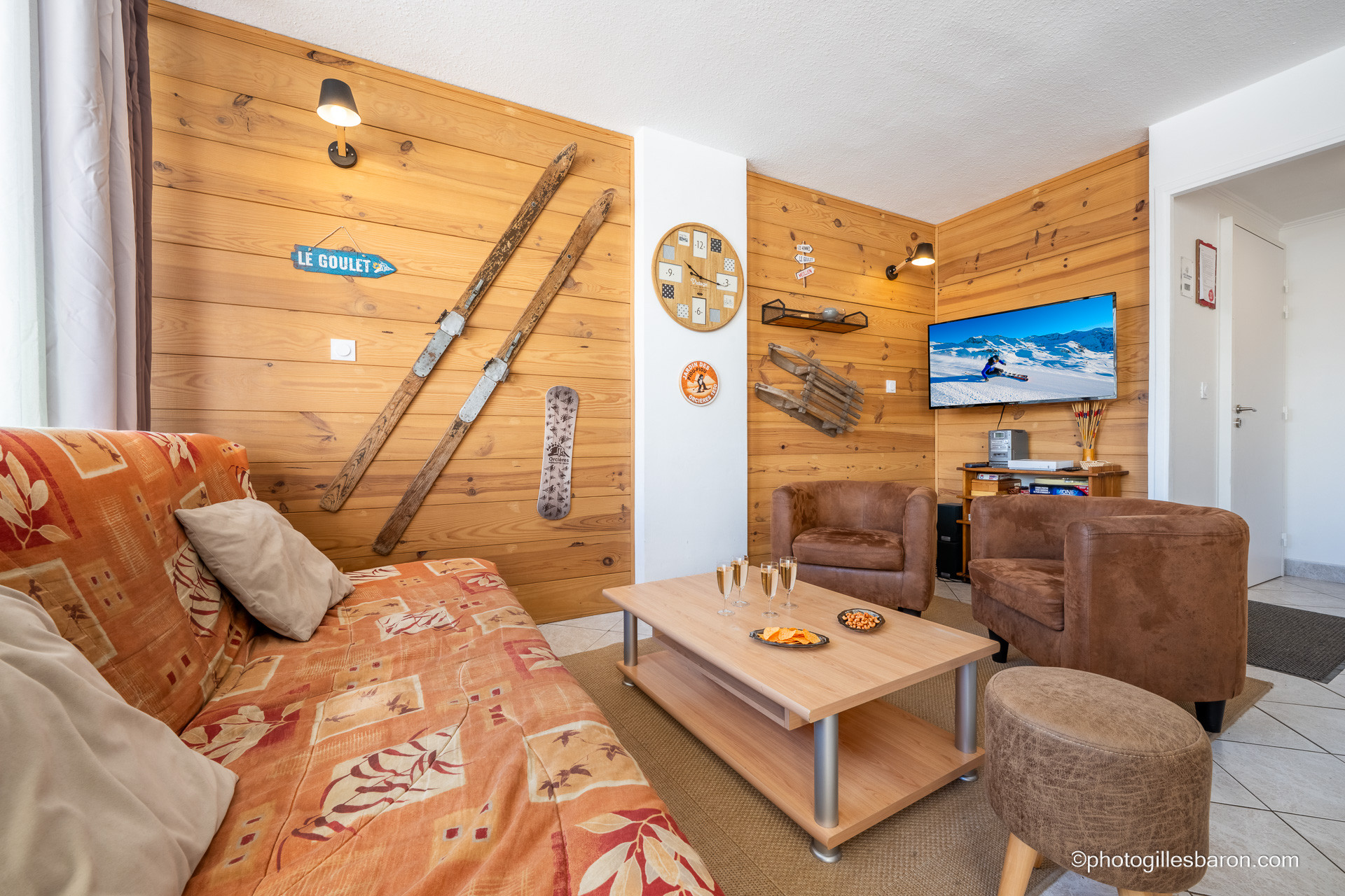 3 room apartment 6 people Le Chamois Entrance n ° 4_Orcières