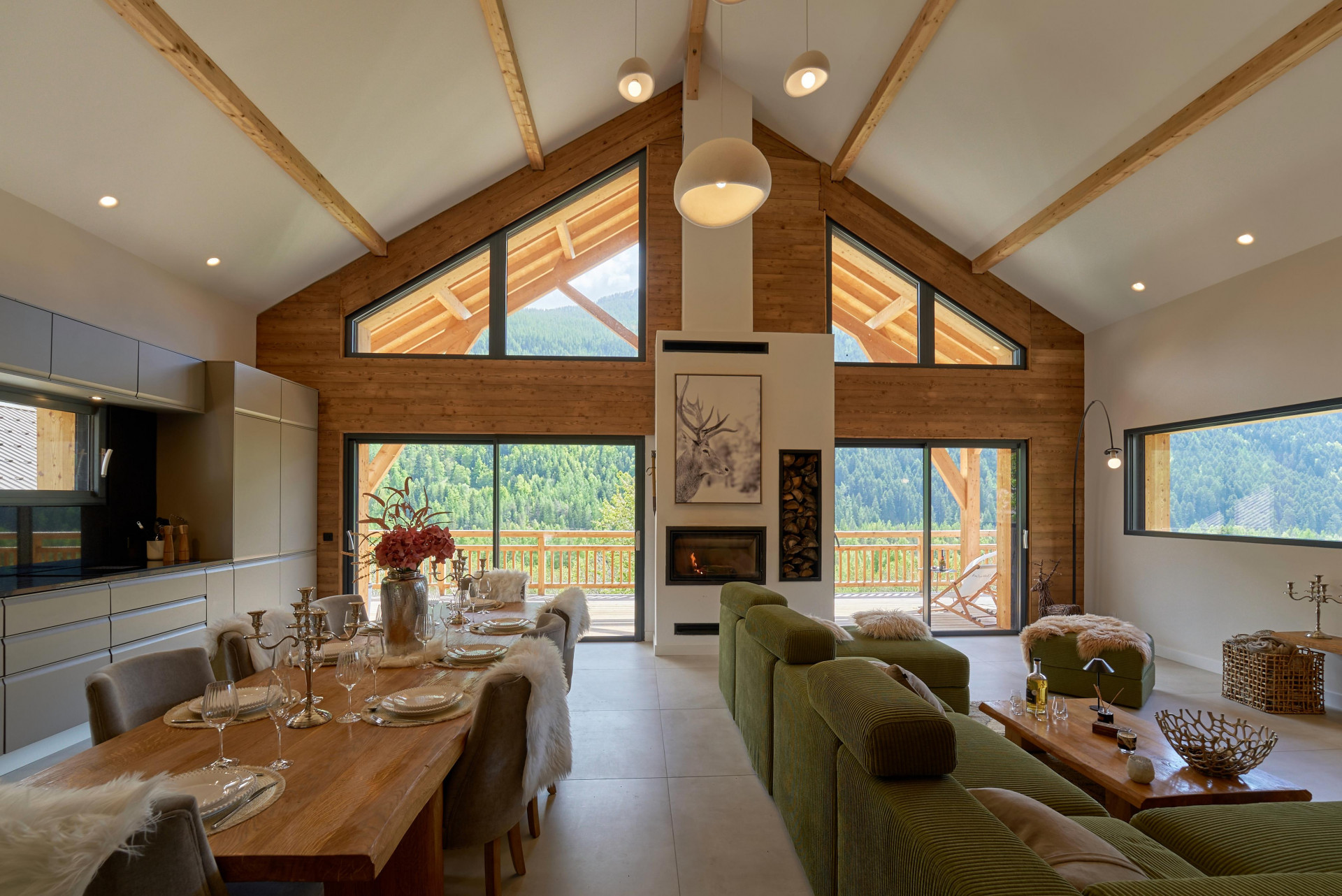 Chalet du Cerf 5 pièces 8 personnes_Orcières - © Abcaya Chalet du Cerf 5 pièces 8 personnes_Orcières
