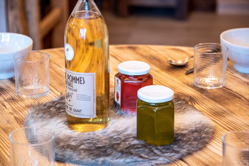 détail confiture jus de pomme