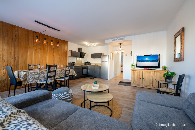 Appartement 3 pièces 6 personnes Le Chamois entrée 1 - 1er étage_Orcières - © G.Baron Appartement 3 pièces 6 personnes Le Chamois entrée 1 - 1er étage_Orcières