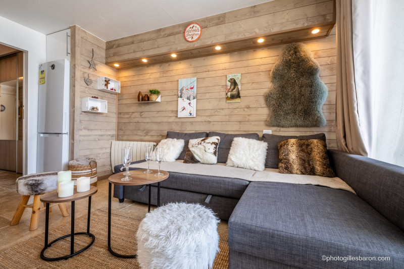 Studio cabine 2/4 personnes Le Cocooning Les Eaux Claires_Orcières
