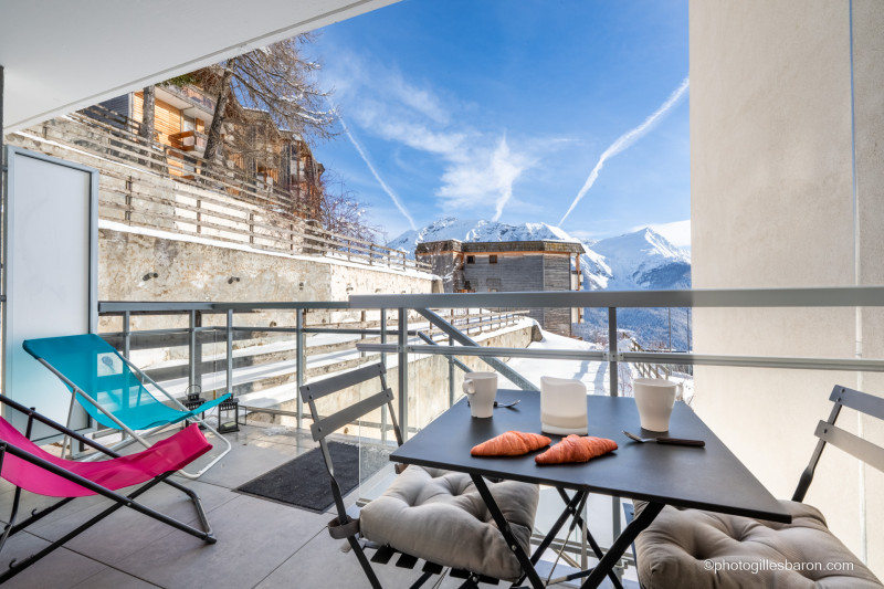 Studio cabine 2/4 personnes Le Cocooning Les Eaux Claires_Orcières - © Gilles Baron Studio cabine 2/4 personnes Le Cocooning Les Eaux Claires_Orcières