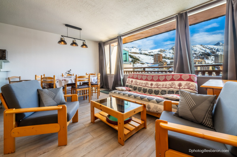 Appartement 3 pièces 6 personnes Le Chamois entrée 4- 3e étage_Orcières - © G.Baron Appartement 3 pièces 6 personnes Le Chamois entrée 4- 3e étage_Orcières