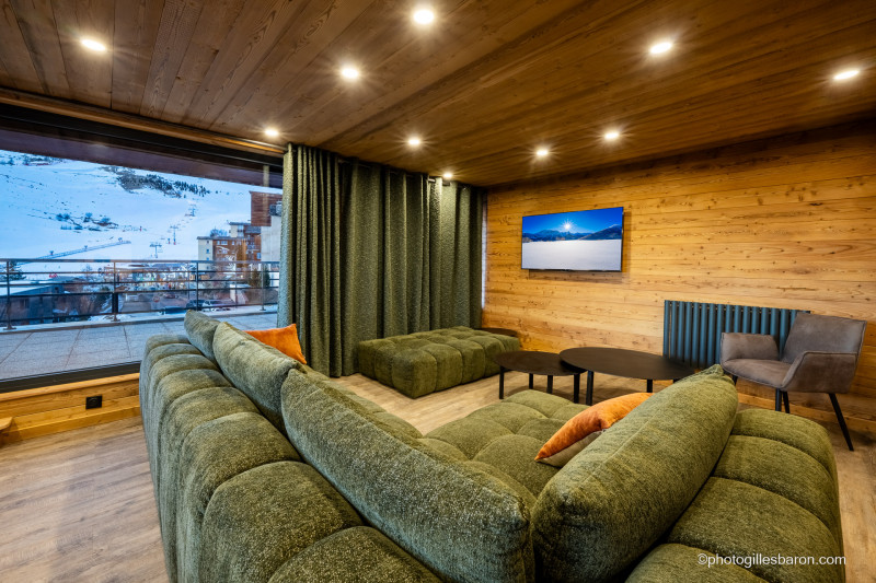 Le 180 Appartement 5 pièces 12 personnes Bellevue E46_Orcières - © Gilles Baron Le 180 Appartement 5 pièces 12 personnes Bellevue E46_Orcières