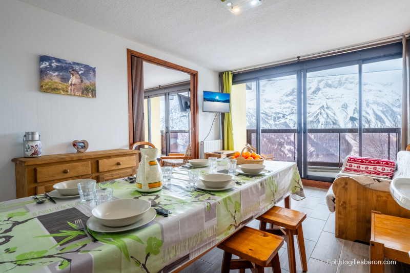 Appartement 2 pièces 6 personnes Queyrelet 2 entrée 4_Orcières