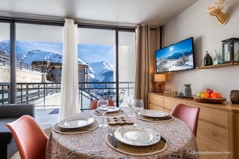 Studio cabine 2/4 personnes Le Cocooning Les Eaux Claires_Orcières