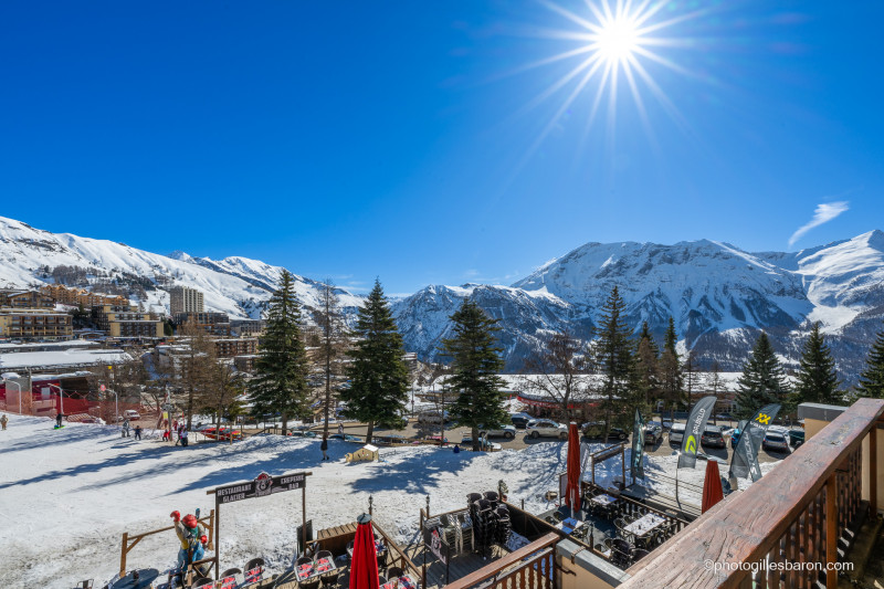Appartement 3 pièces 6 personnes Le Chamois Entrée n°4_Orcières - © Gilles Baron Appartement 3 pièces 6 personnes Le Chamois Entrée n°4_Orcières