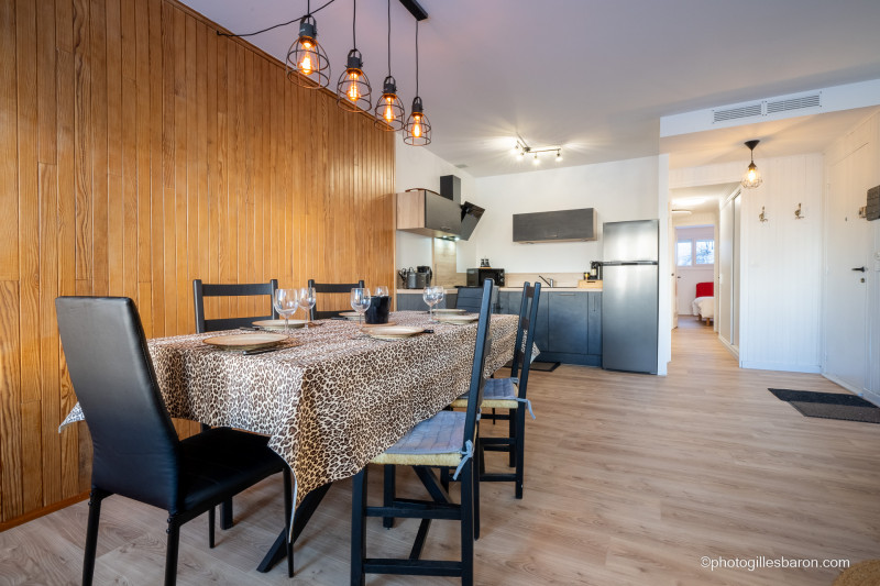 Appartement 3 pièces 6 personnes Le Chamois entrée 1 - 1er étage_Orcières