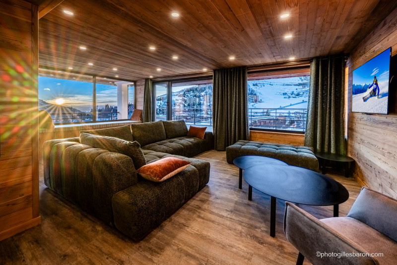 Le 180 Appartement 5 pièces 12 personnes Bellevue E46_Orcières - © Gilles Baron Le 180 Appartement 5 pièces 12 personnes Bellevue E46_Orcières